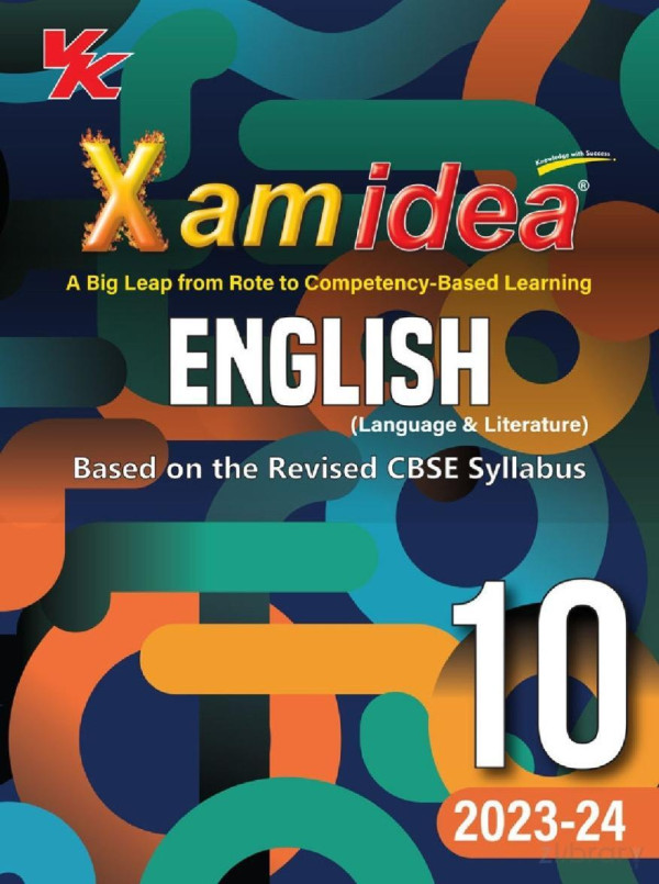 Xam Idea English Class 10 2024th Edition Xam Idea