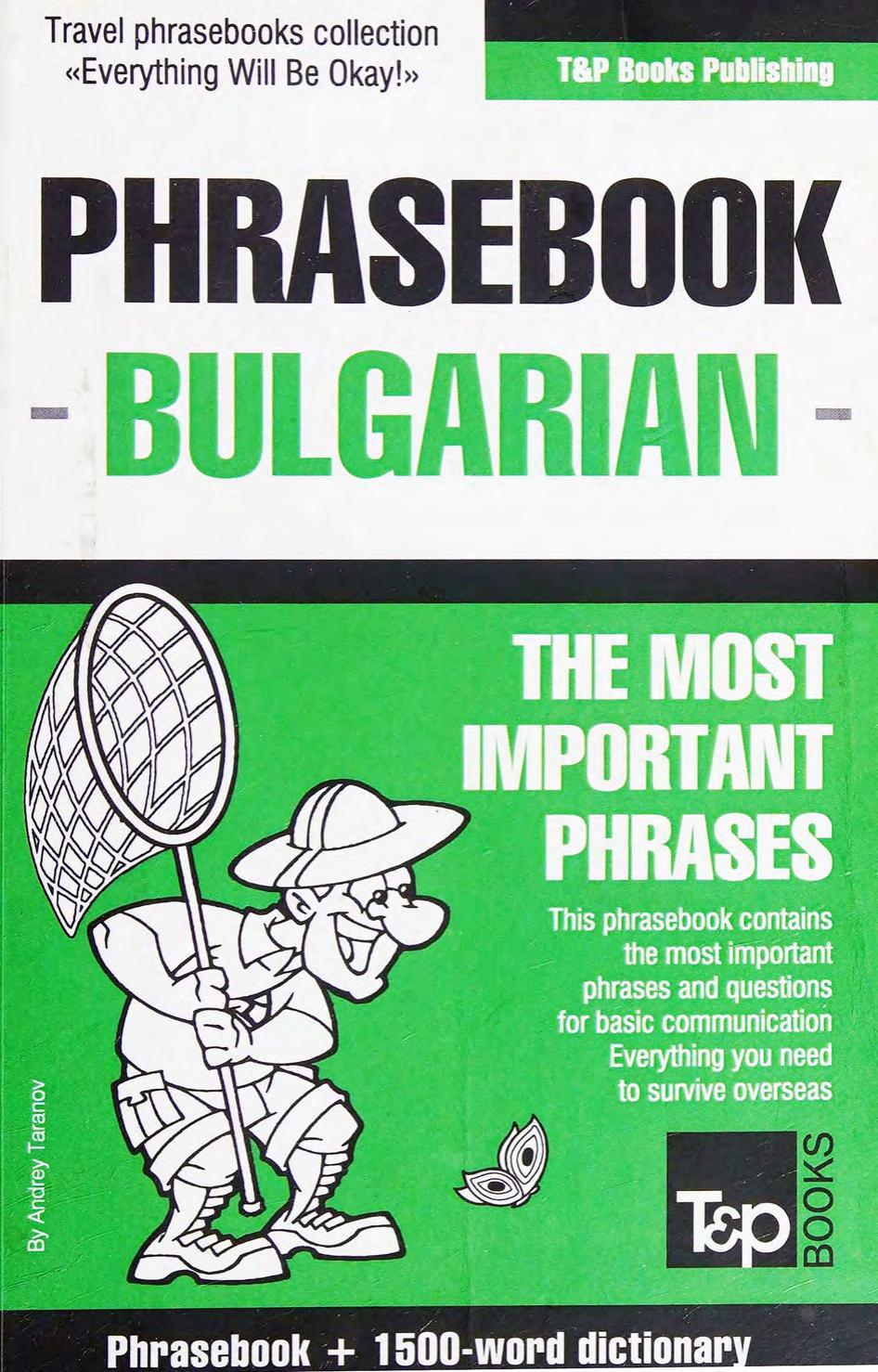 Englishbulgarian Phrasebook And 1500word Dictionary Andrey Taranov