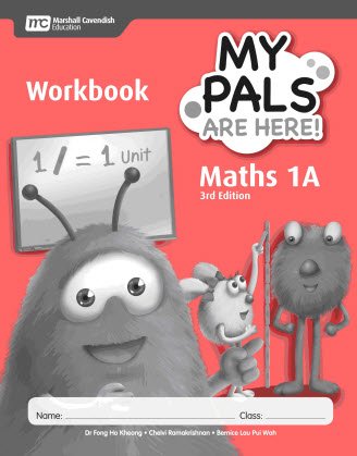 My Pals Are Here Maths Workbook 1a 3rd Dr Fong Ho Kheong Chelvi Ramakrishnan
