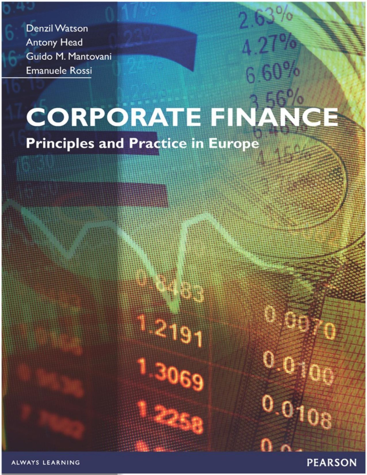 Corporate Finance Principles And Practice In Europe Antony Head