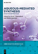 Aqueousmediated Synthesis Asit K Chakraborti Bubun Banerjee