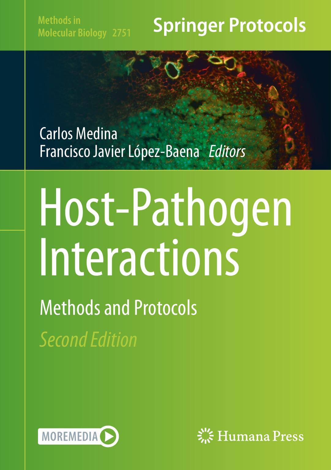 Hostpathogen Interactions Methods And Protocols 2nd Edition Carlos Medina