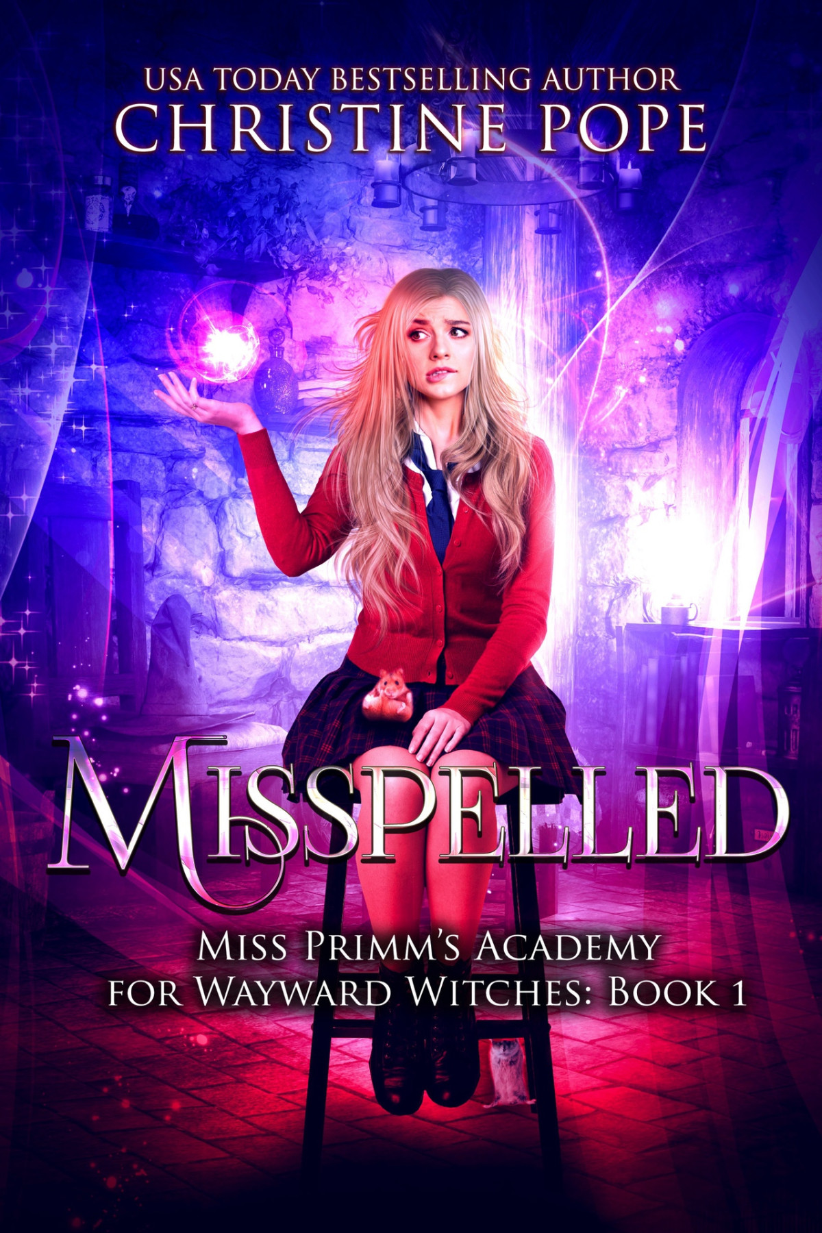 Misspelled A Paranormal Magical Academy Love Story Miss Primms Academy For Wayward Witches Book 1 Pope