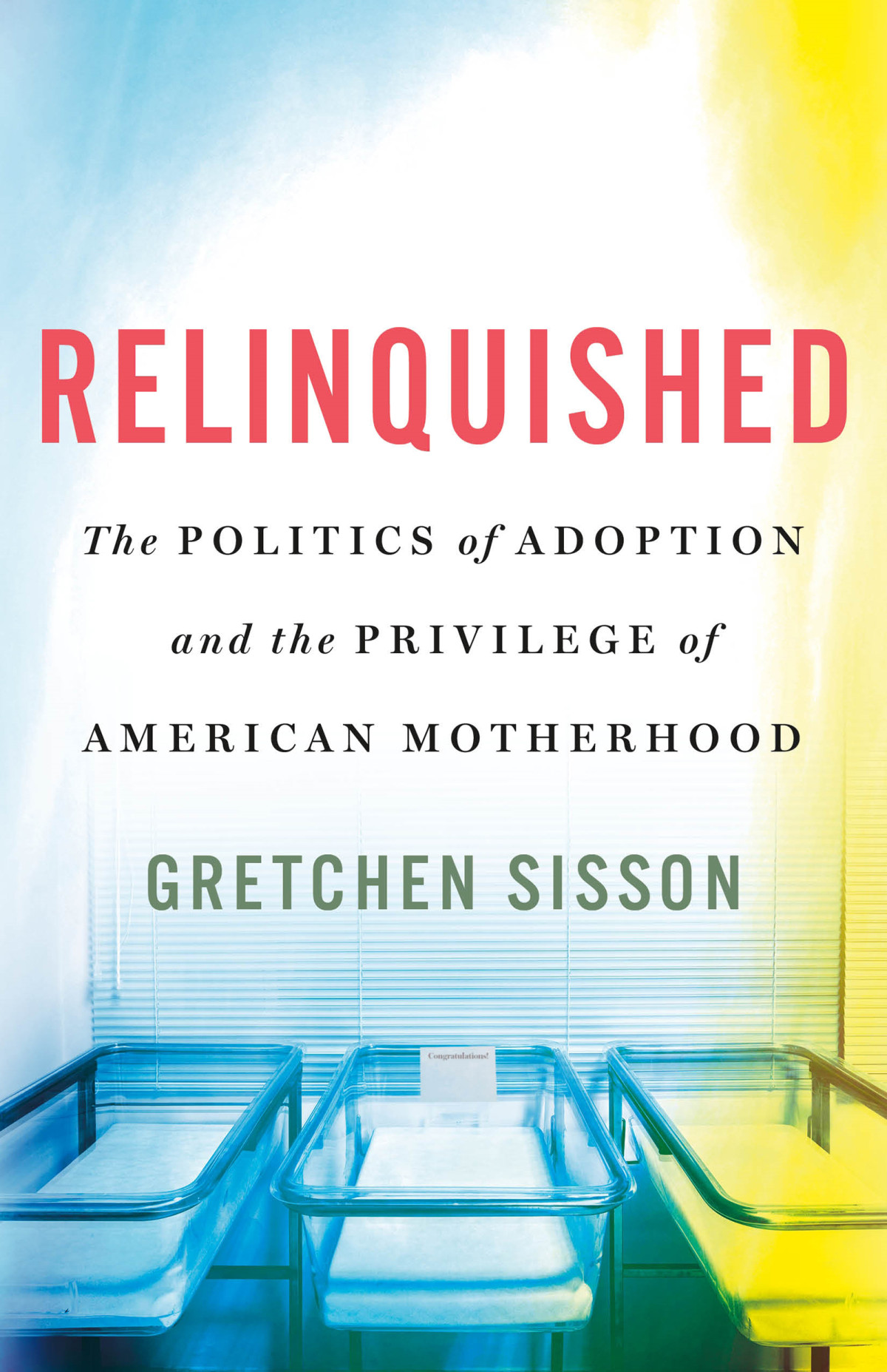Relinquished The Politics Of Adoption And The Privilege Of American Motherhood 1st Edition Gretchen Sisson