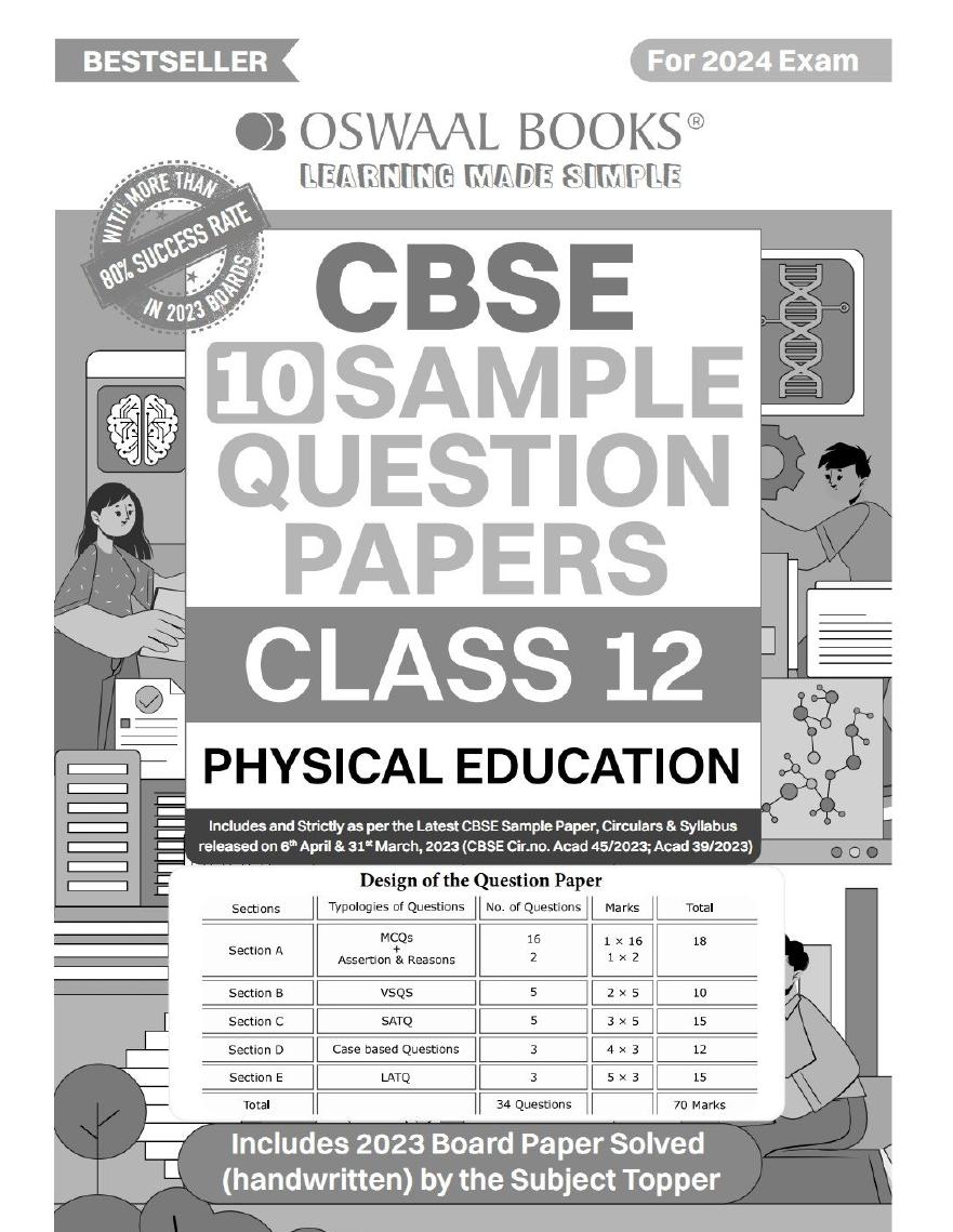 Oswaal Physical Education Sample Papers Class 12 2024th Edition Oswaal