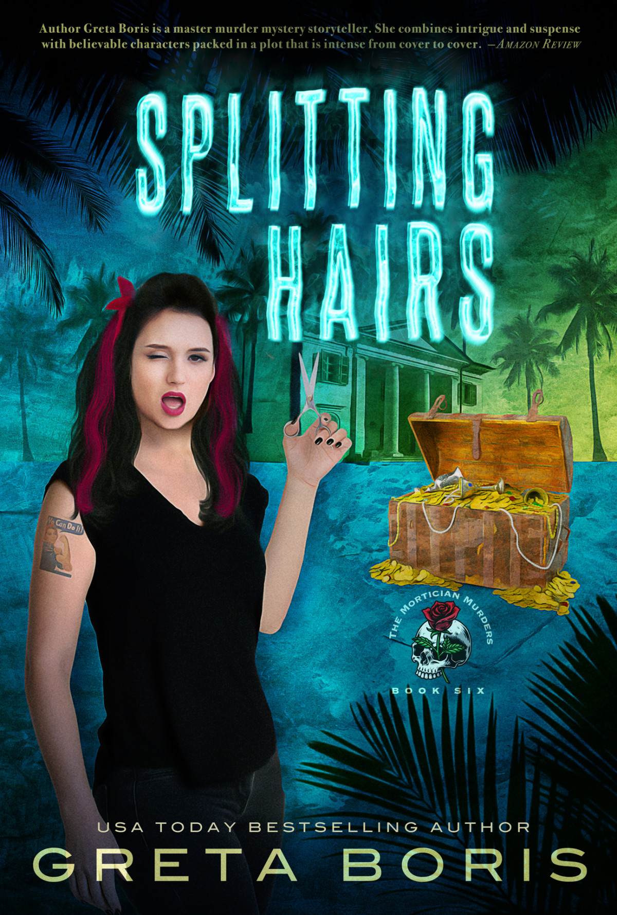 Splitting Hairs A Ghostly Mortician Murder Mystery Greta Boris