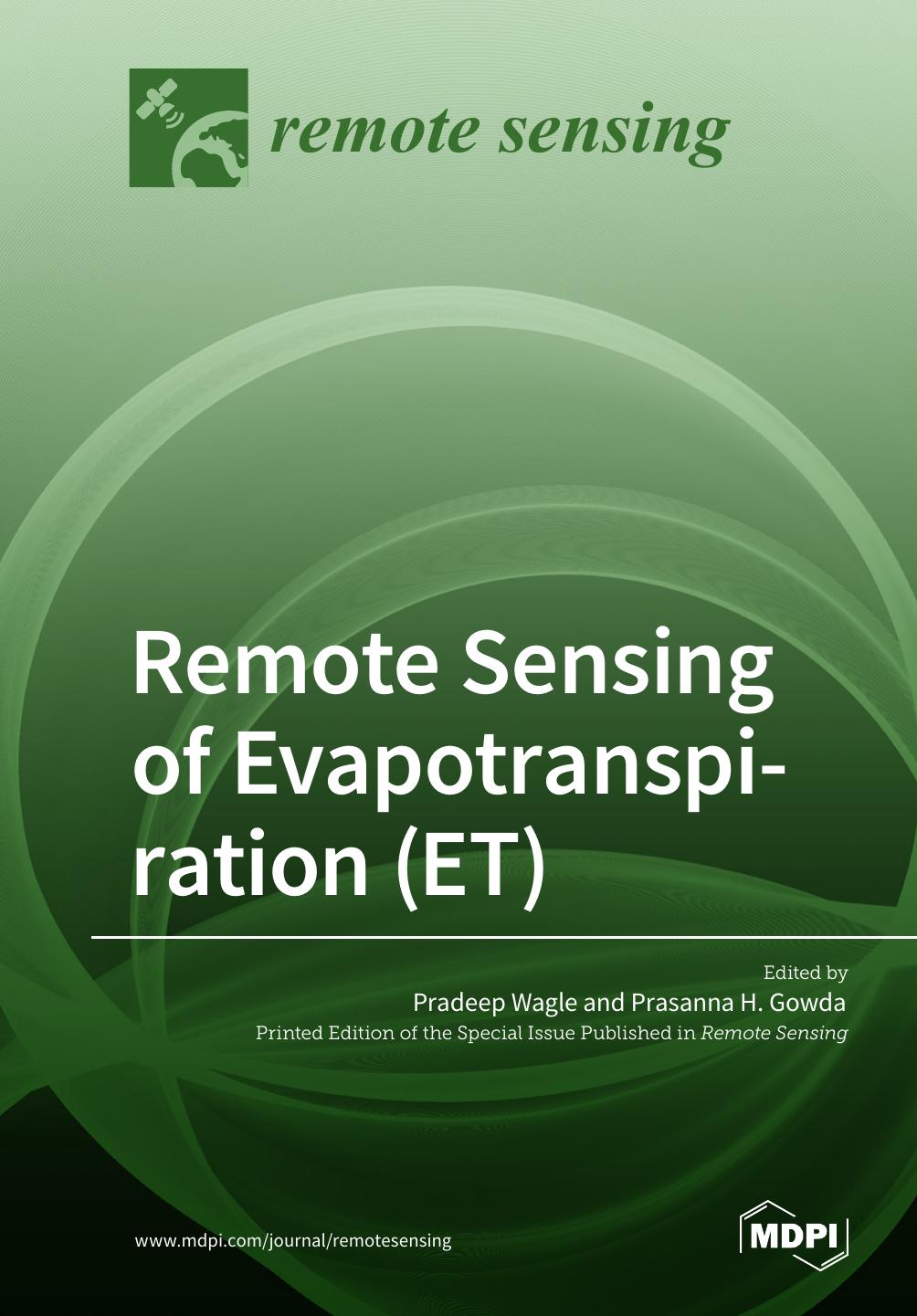 Remote Sensing Of Evapotranspiration Et Pradeep Wagle Prasanna Gowda