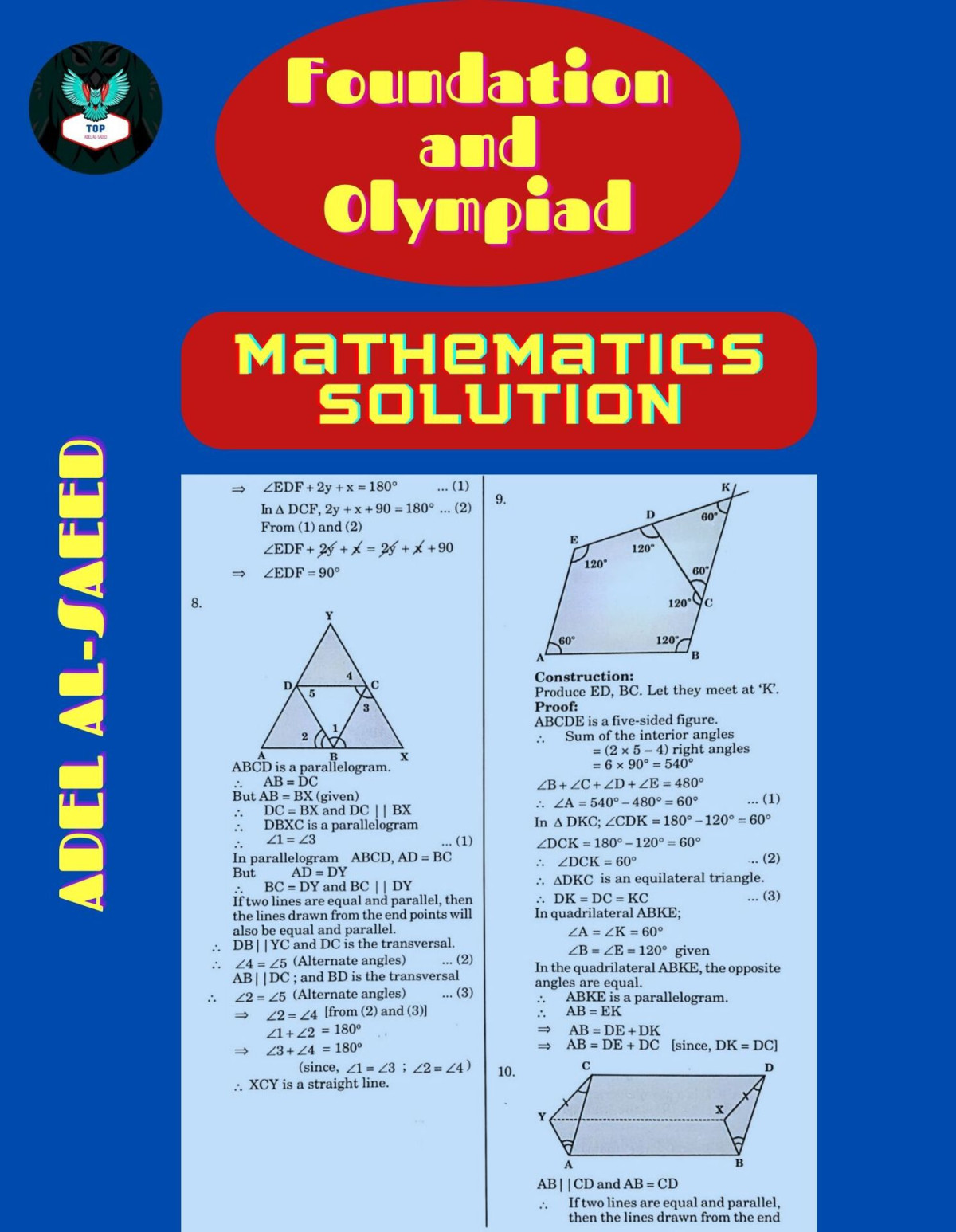 Foundation And Olympiad Mathematics Solution Alsaeed Adel