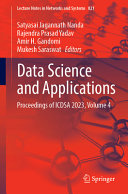 Data Science And Applications Satyasai Jagannath Nanda Rajendra Prasad Yadav