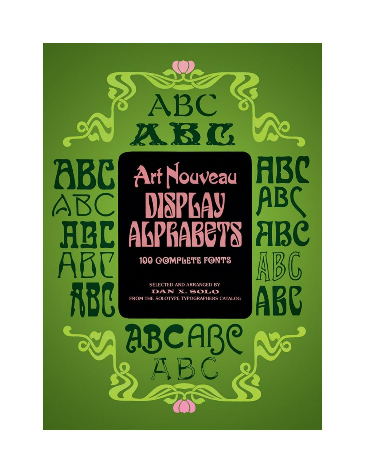 Art Nouveau Display Alphabets Dan X Solo