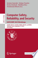 Computer Safety Reliability And Security Safecomp 2023 Workshops Jrmie Guiochet