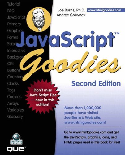 Javascript Goodies 2nd Ed Burns Phd Joe Growney Andree