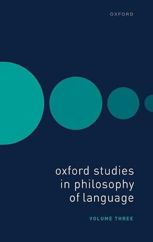 Oxford Studies In Philosophy Of Language Volume 3 Lepore Ernest Edt Sosa