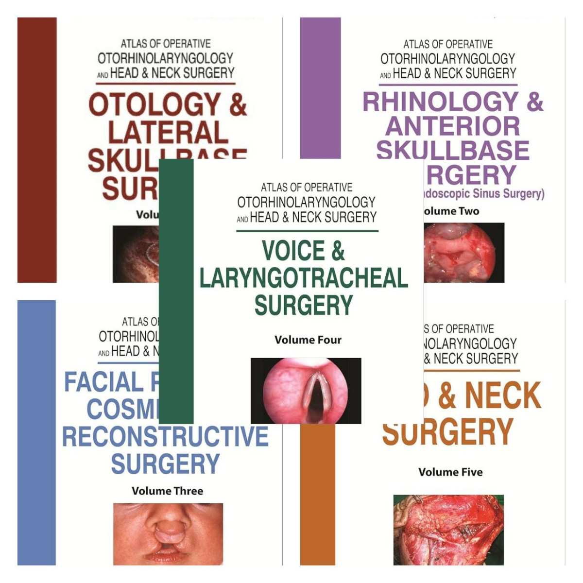 Atlas Of Operative Otorhinolaryngology And Head Neck Surgery 5 Vol Set 1st Edition Hathiram