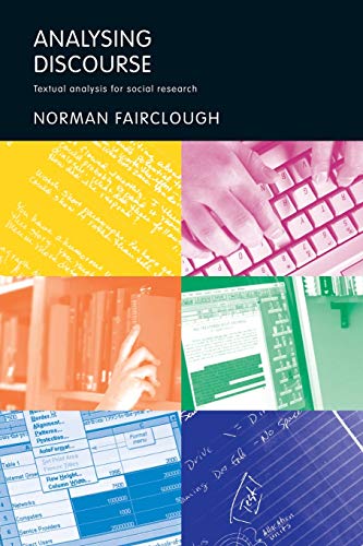 Analysing Discourse 1st Edition Norm Fairclough
