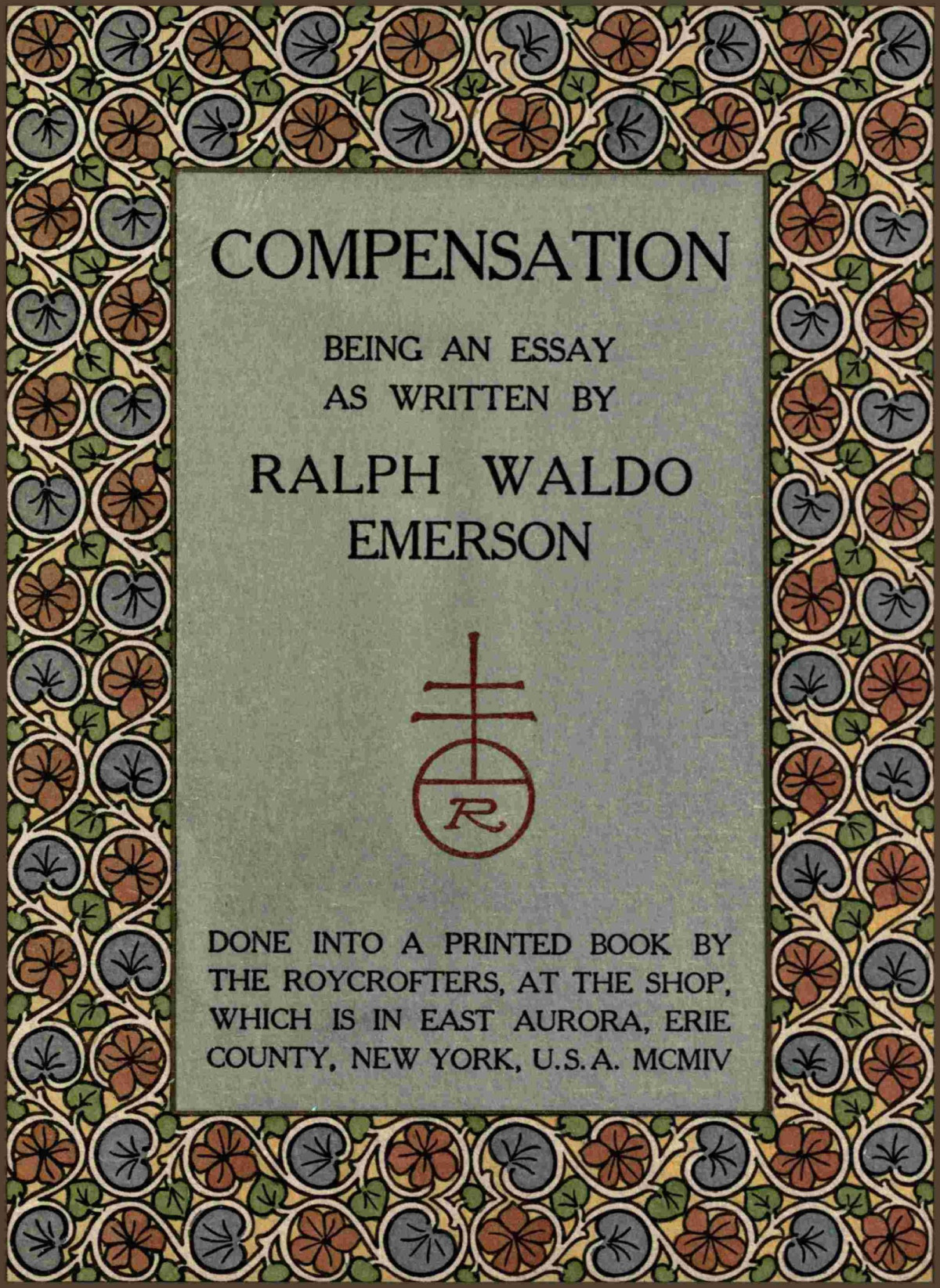Compensation Ralph Waldo Emerson