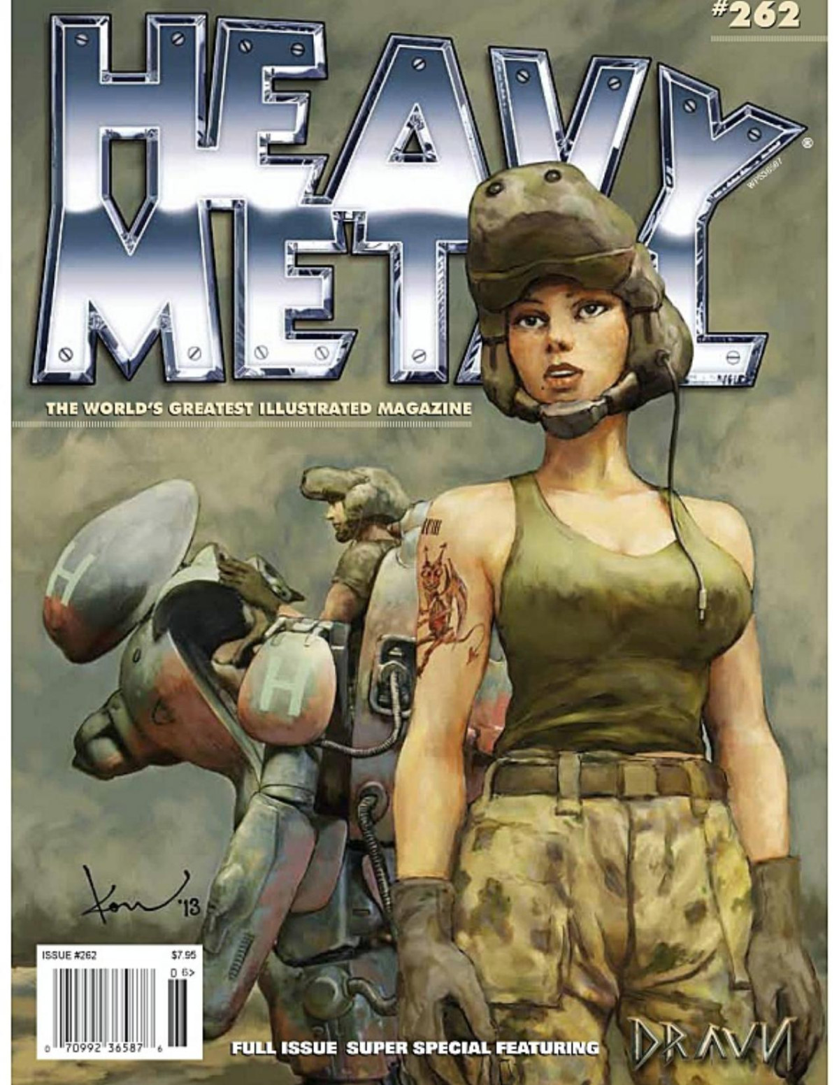 Heavy Metal 262 2013 1st Edition Kevin Eastman