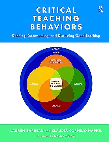 Critical Teaching Behaviors Defining Documenting And Discussing Good Teaching 1st Edition Lauren Barbeau