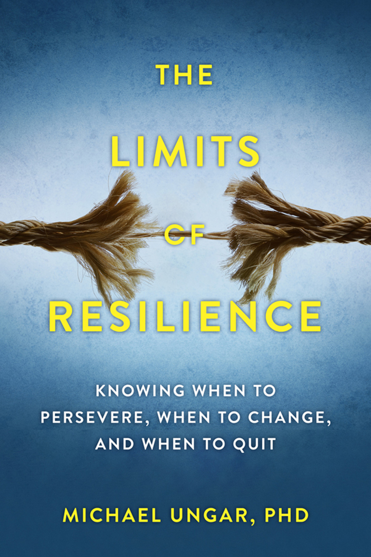 The Limits Of Resilience When To Persevere When To Change And When To Quit 1st Edition Michael Ungar