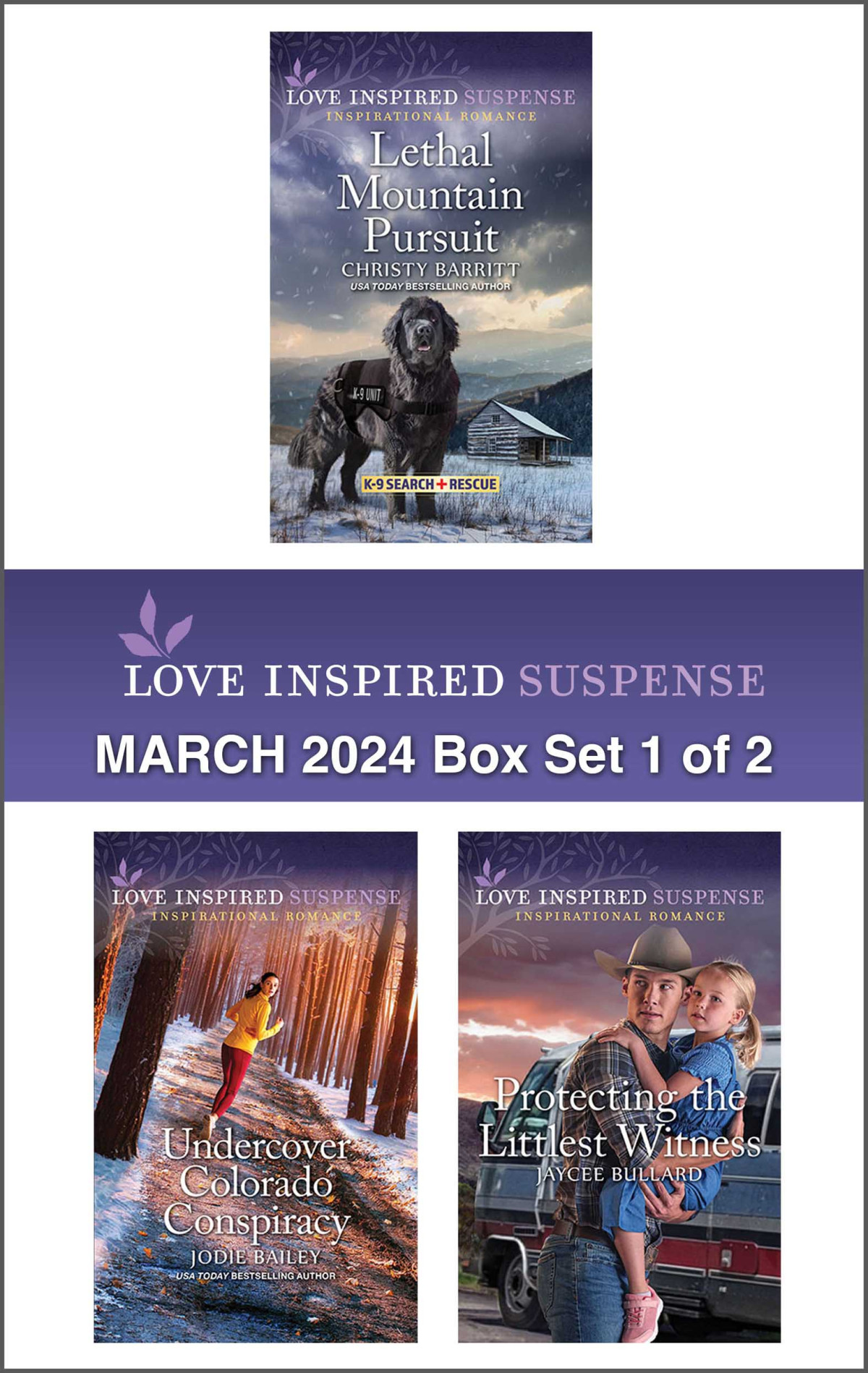 Love Inspired Suspense March 2024box Set 1 Of 2 Christy Barritt