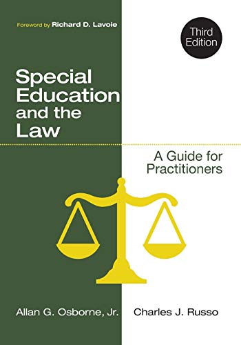 Special Education And The Law A Guide For Practitioners Third Osborne