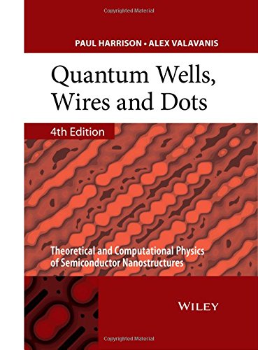 Quantum Wells Wires And Dots Theoretical And Computational Physics Of Semiconductor Nanostructures 4th Edition Paul Harrison