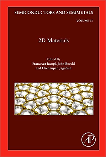 2d Materials 1st Edition Francesca Iacopi John J Boeckl And Chennupati Jagadish Eds