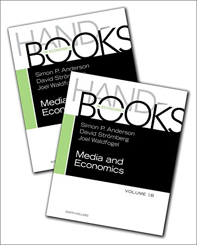 Handbook Of Media Economics 1st Edition Simon P Anderson Joel Waldfogel And David Strmberg Eds