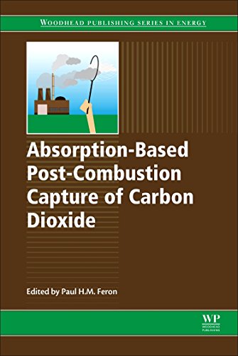 Absorptionbased Postcombustion Capture Of Carbon Dioxide 1st Edition Paul Feron
