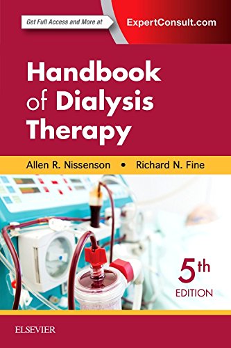 Handbook Of Dialysis Therapy 5th Edition Allen R Nissenson Richard E Fine