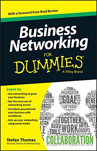 Business Networking For Dummies 1st Edition Stefan Thomas