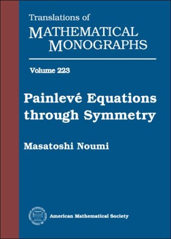 Painlev Equations Through Symmetry Masatoshi Noumi