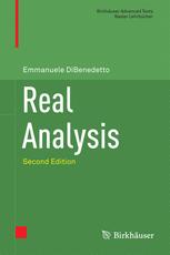 Real Analysis 2nd Edition Emmanuele Dibenedetto