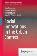 Social Innovations In The Urban Context 1st Edition Taco Brandsen