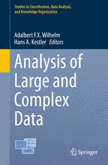 Analysis Of Large And Complex Data 1st Edition Adalbert Fx Wilhelm