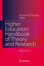 Higher Education Handbook Of Theory And Research 1st Edition Michael B Paulsen Eds