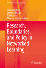 Research Boundaries And Policy In Networked Learning 1st Edition Thomas Ryberg