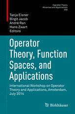 Operator Theory Function Spaces And Applications International Workshop On Operator Theory And Applications Amsterdam July 2014 1st Edition Tanja Eisner