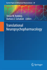Translational Neuropsychopharmacology 1st Edition Trevor W Robbins