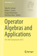 Operator Algebras And Applications The Abel Symposium 2015 1st Edition Toke M Carlsen