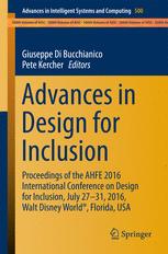 Advances In Design For Inclusion Proceedings Of The Ahfe 2016 International Conference On Design For Inclusion July 2731 2016 Walt Disney World Florida Usa 1st Edition Giuseppe Di Bucchianico
