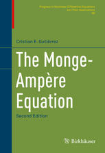 The Mongeampère Equation 2nd Edition Cristian E Gutiérrez Auth