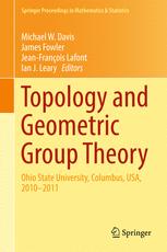 Topology And Geometric Group Theory Ohio State University Columbus Usa 20102011 1st Edition Michael W Davis