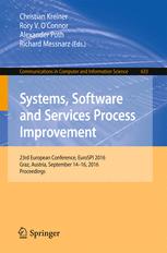 Systems Software And Services Process Improvement 23rd European Conference Eurospi 2016 Graz Austria September 1416 2016 Proceedings 1st Edition Christian Kreiner