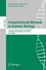 Computational Methods In Systems Biology 14th International Conference Cmsb 2016 Cambridge Uk September 2123 2016 Proceedings 1st Edition Ezio Bartocci