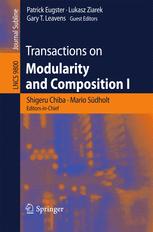 Transactions On Modularity And Composition I 1st Edition Shigeru Chiba