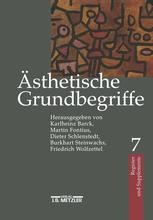 Sthetische Grundbegriffe Band 7 Supplemente Register Karlheinz Barck