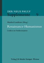 Renaissancehumanismus Lexikon Zur Antikerezeption 1st Edition Manfred Landfester Eds