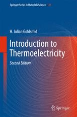 Introduction To Thermoelectricity 2nd Edition H Julian Goldsmid Auth