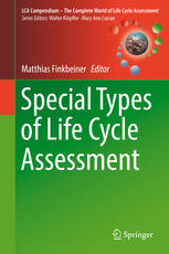 Special Types Of Life Cycle Assessment 1st Edition Matthias Finkbeiner Eds